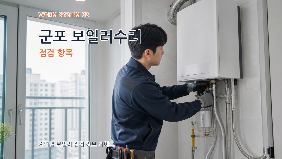 군포 보일러수리 점검 항목