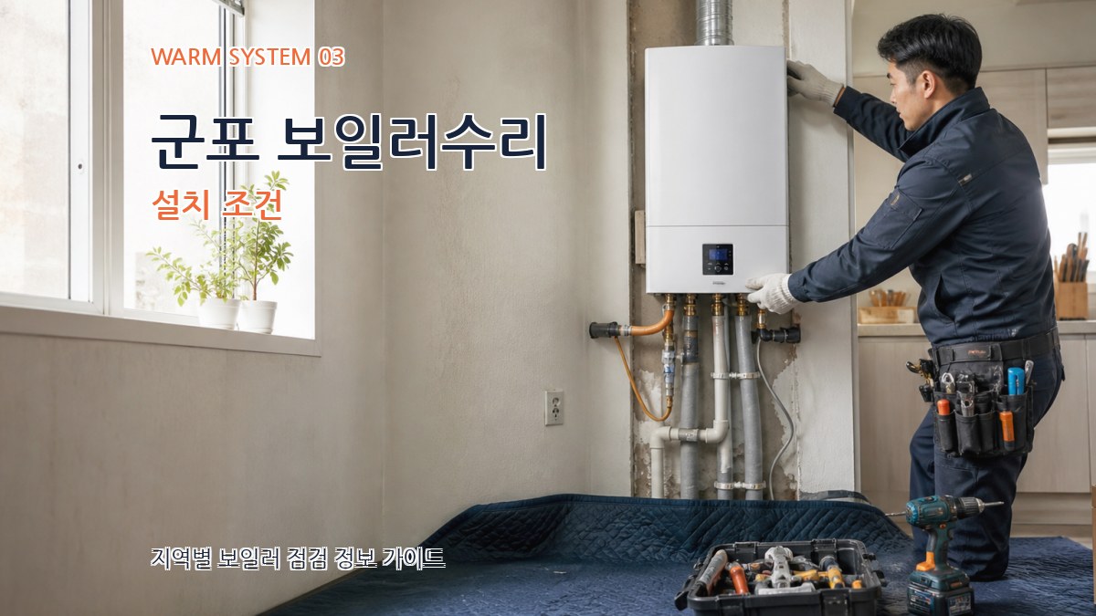 군포 보일러수리 설치 조건