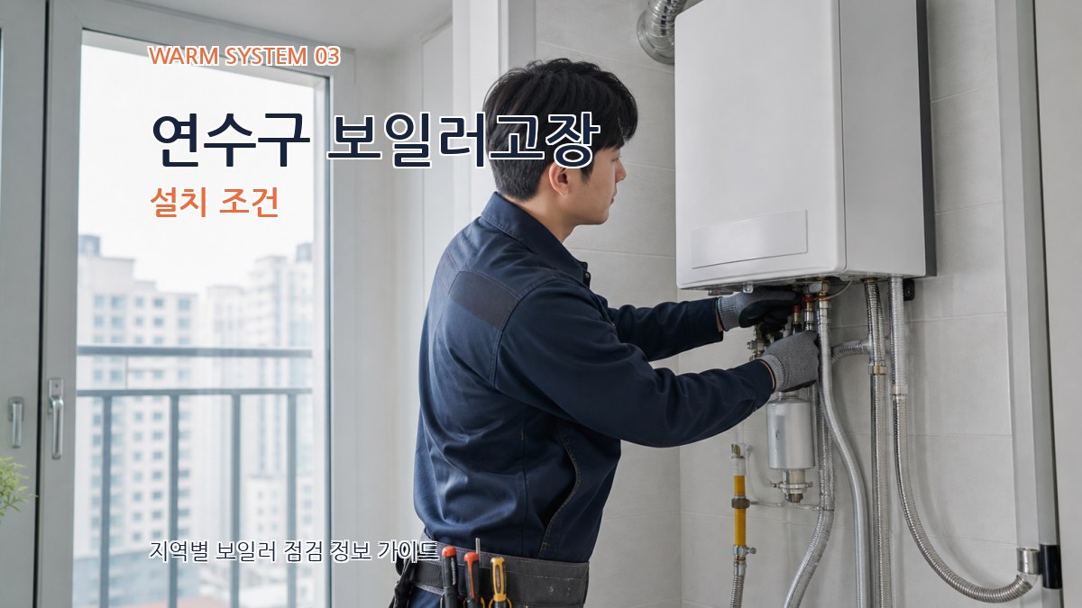 연수구 보일러고장 설치 조건