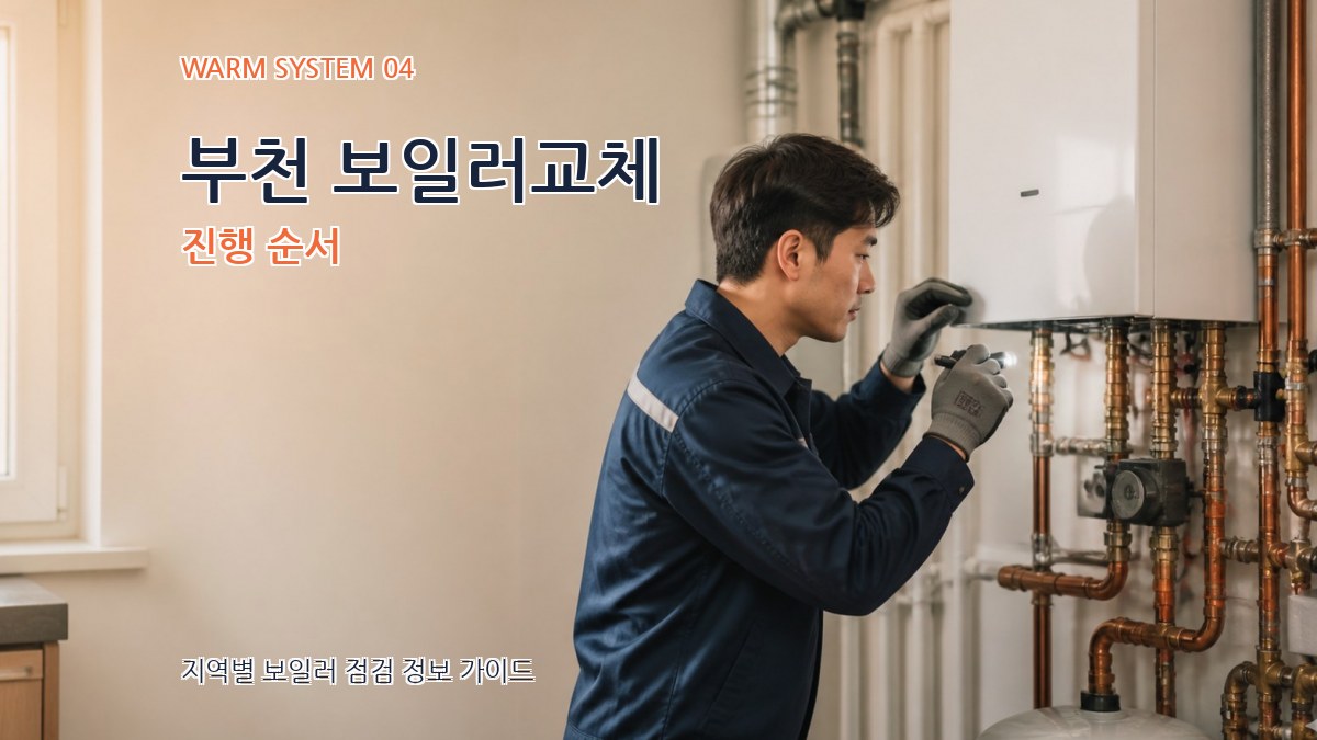 부천 보일러교체 진행 순서