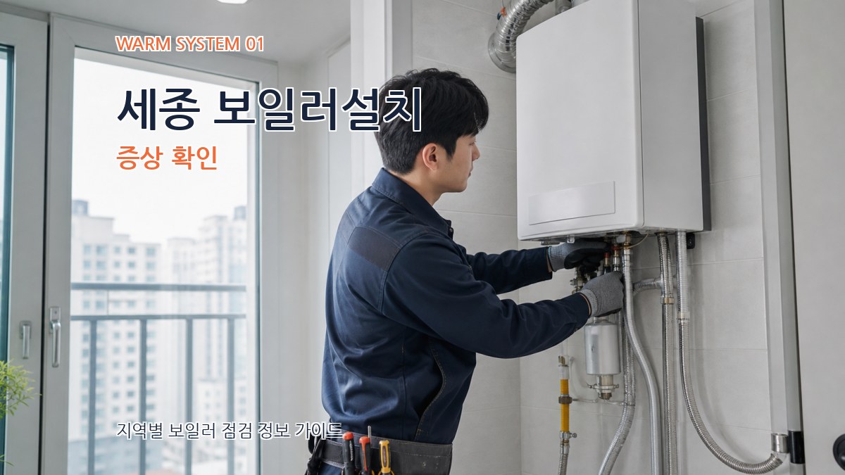 세종 보일러설치