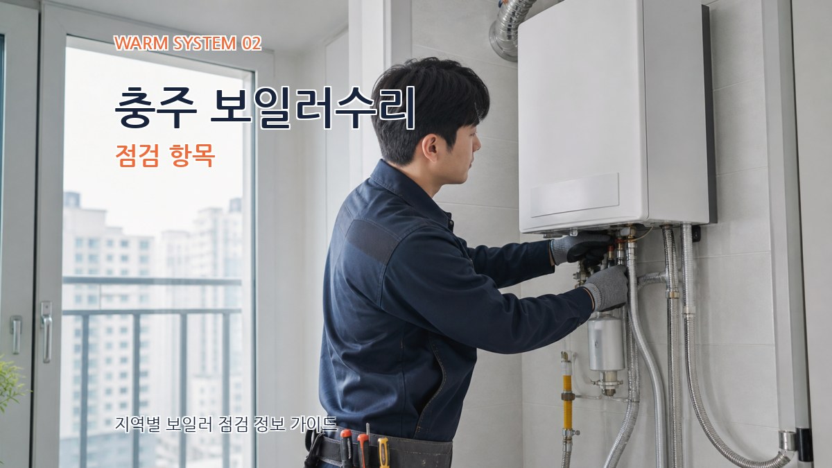 충주 보일러수리 점검 항목