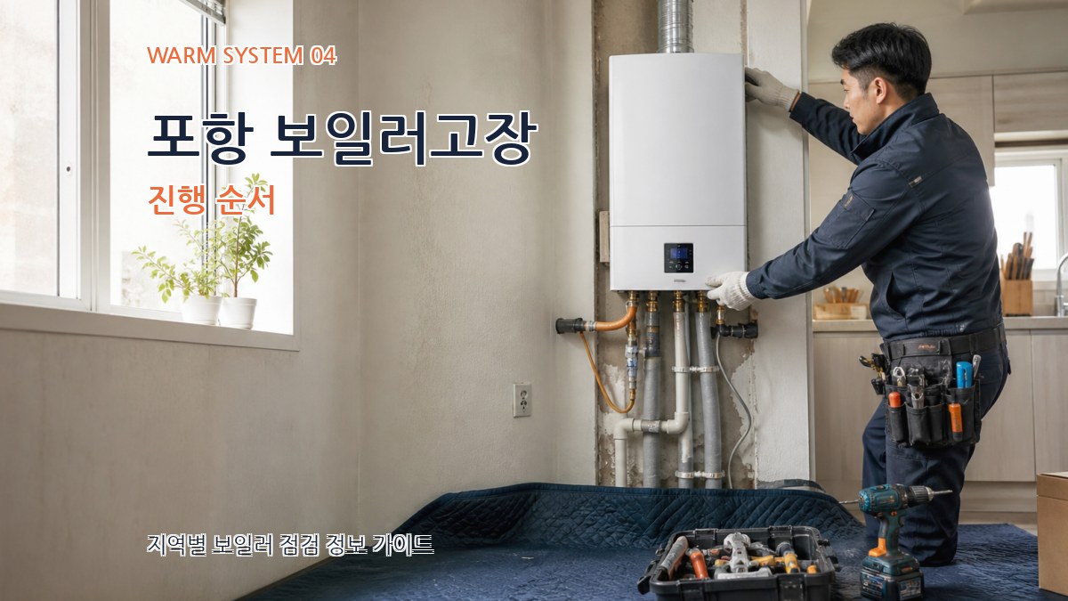 포항 보일러고장 진행 순서