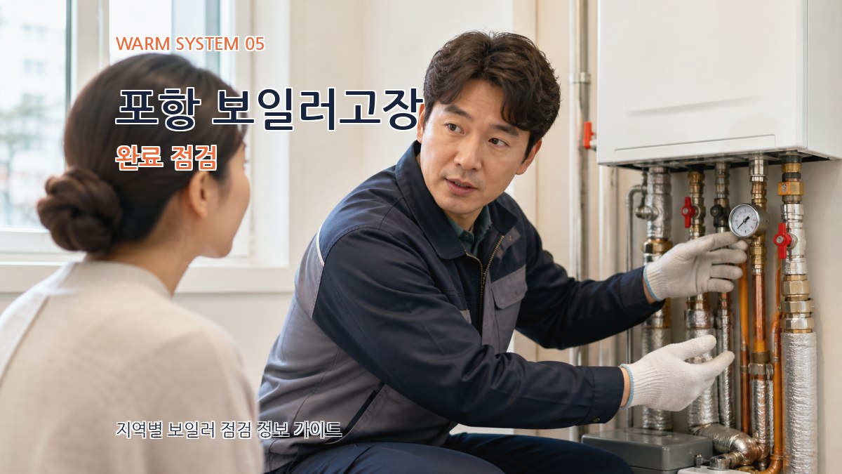 포항 보일러고장 완료 점검