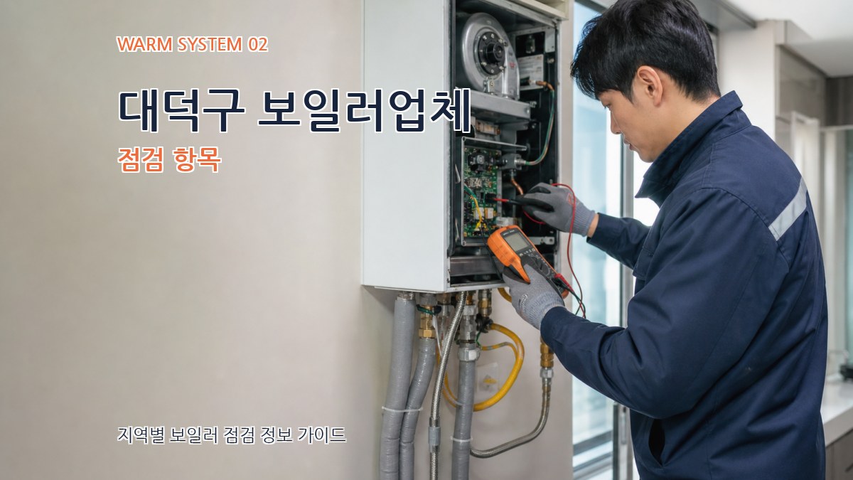 대덕구 보일러업체 점검 항목