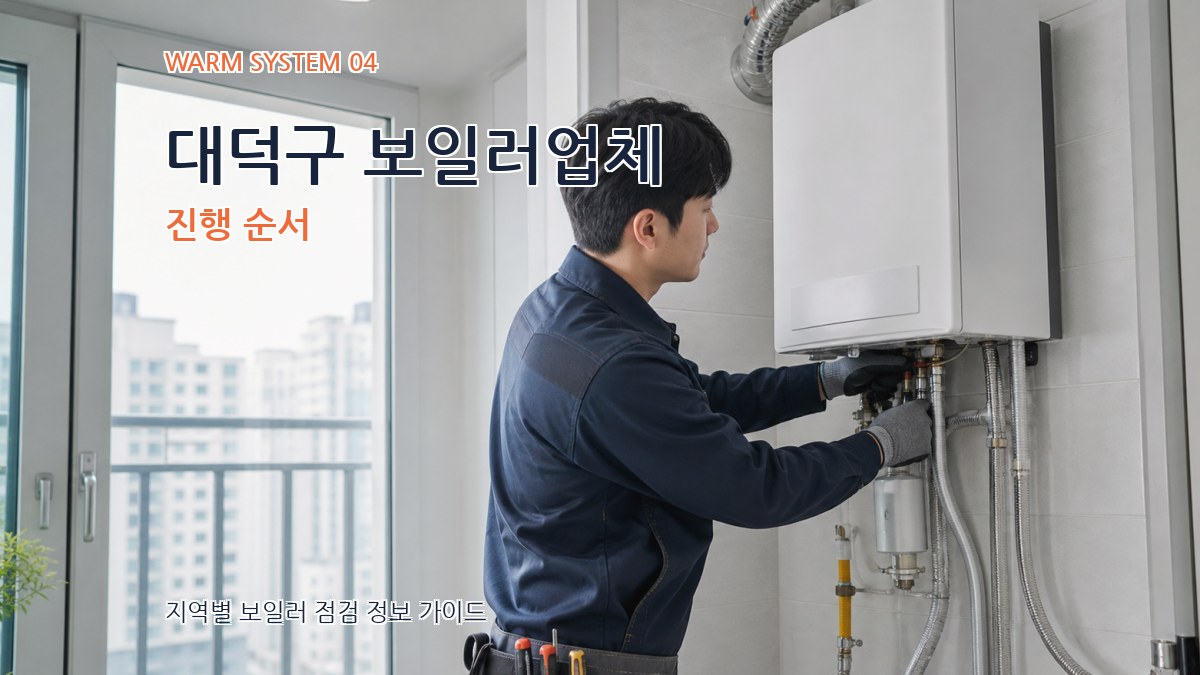 대덕구 보일러업체 진행 순서