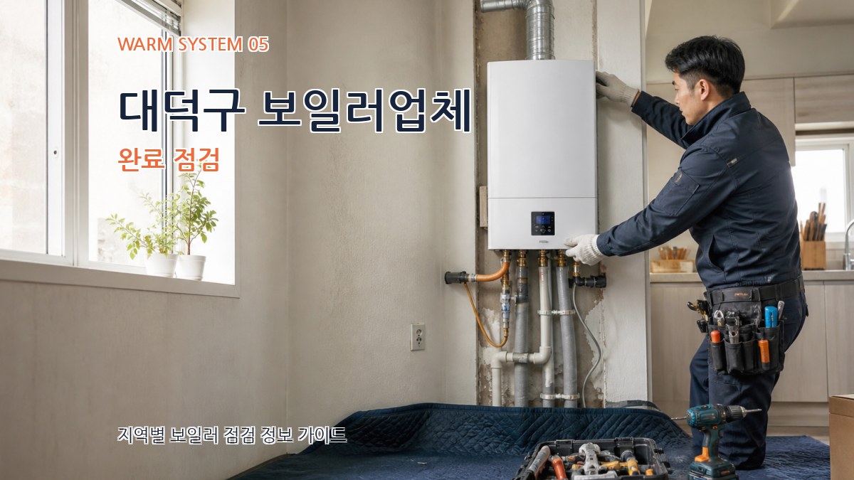 대덕구 보일러업체 완료 점검