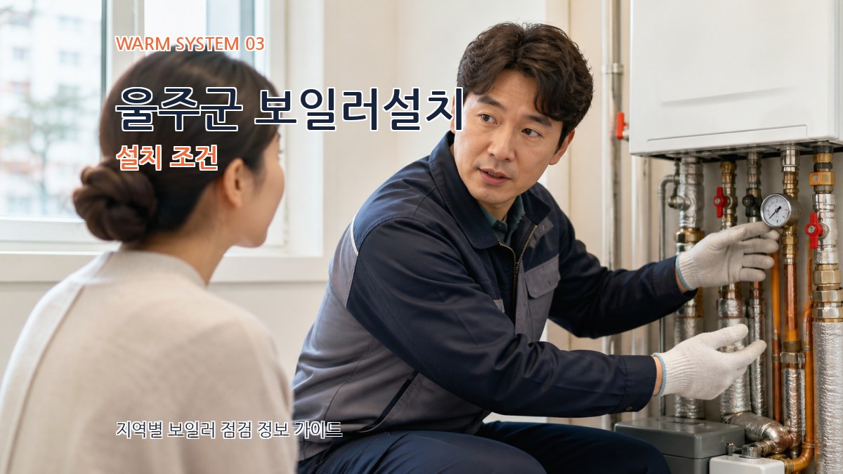 울주군 보일러설치 설치 조건