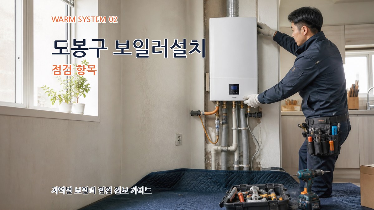 도봉구 보일러설치 점검 항목