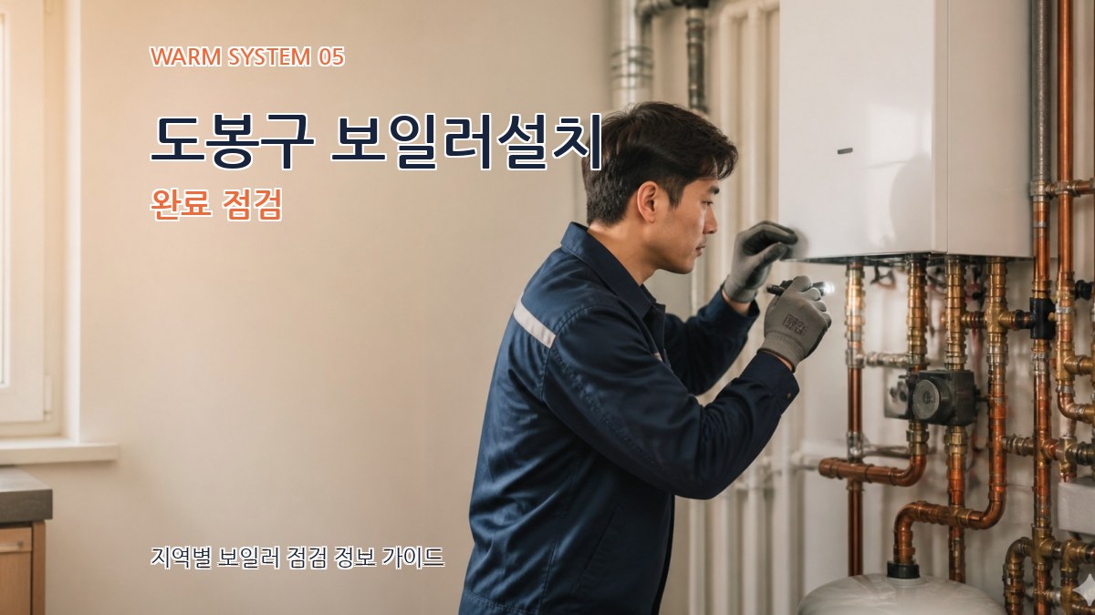 도봉구 보일러설치 완료 점검