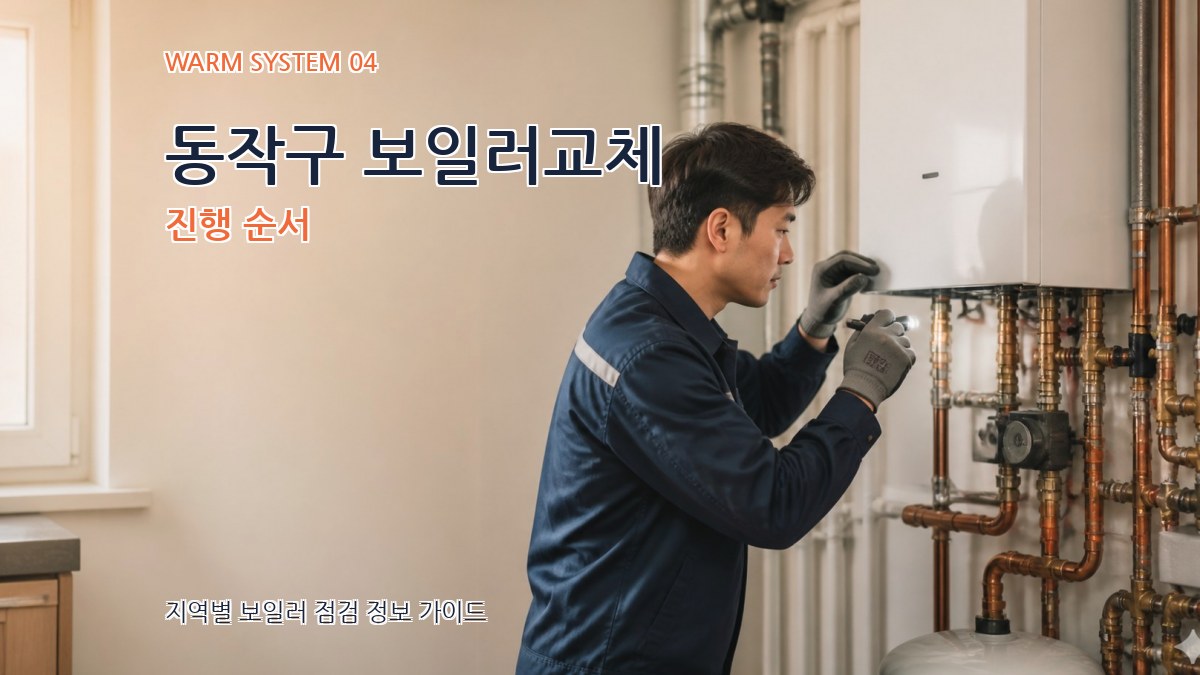 동작구 보일러교체 진행 순서