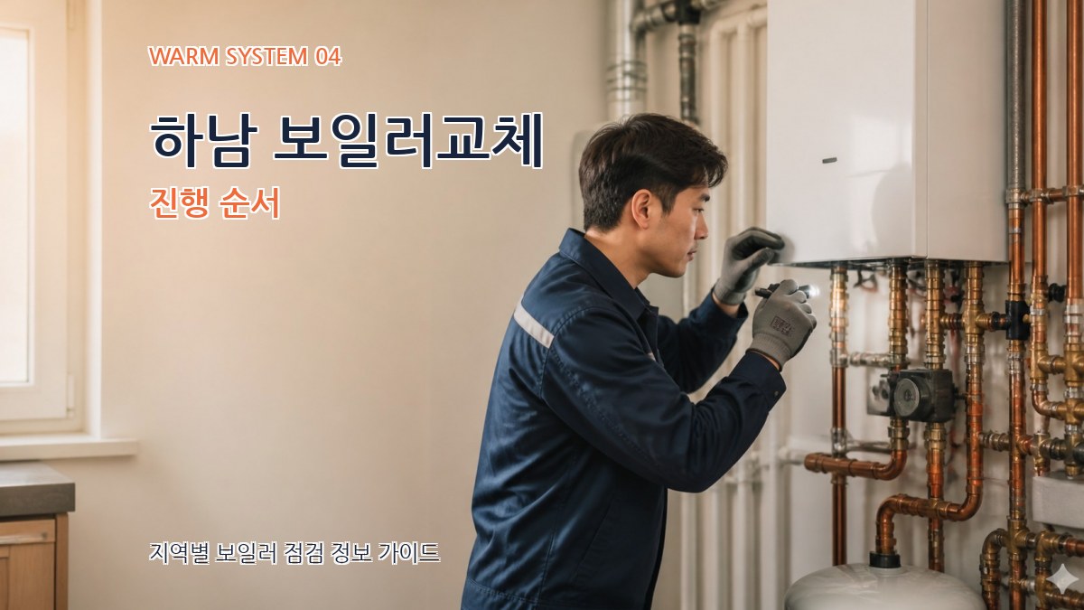 하남 보일러교체 진행 순서
