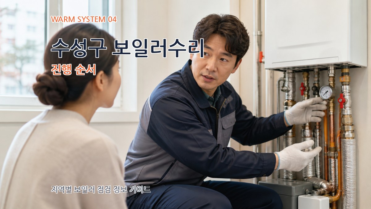 수성구 보일러수리 진행 순서