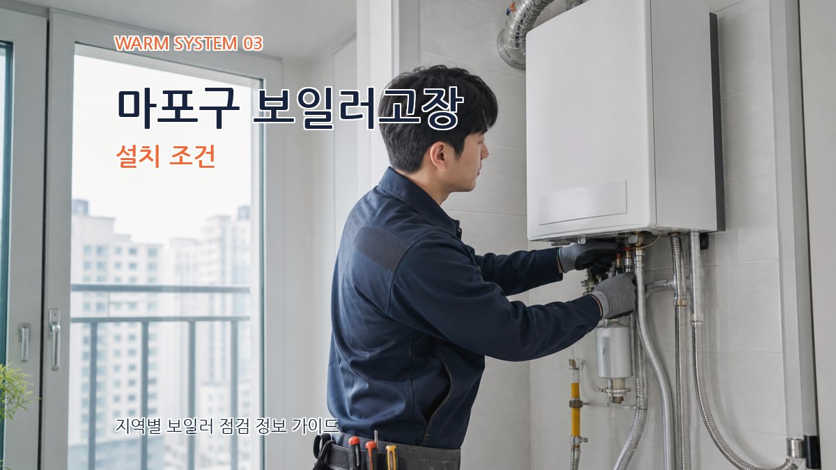 마포구 보일러고장 설치 조건