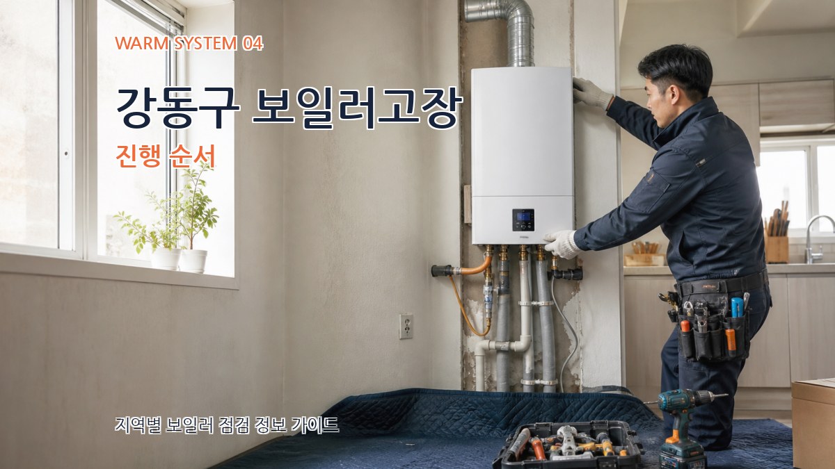 강동구 보일러고장 진행 순서
