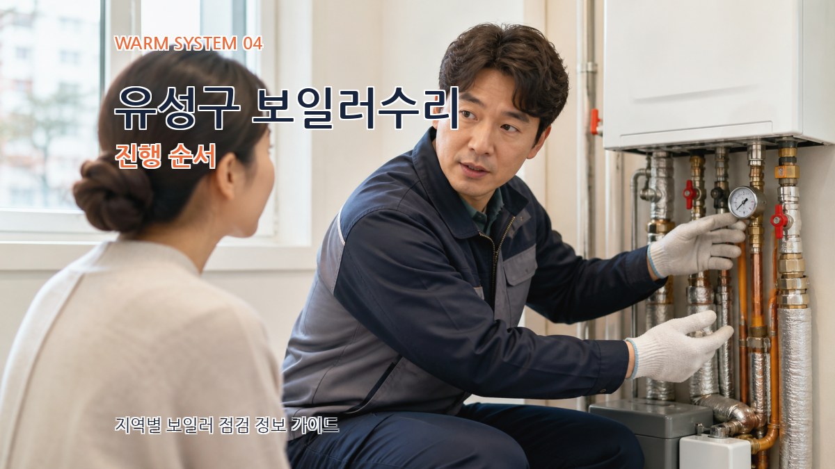 유성구 보일러수리 진행 순서