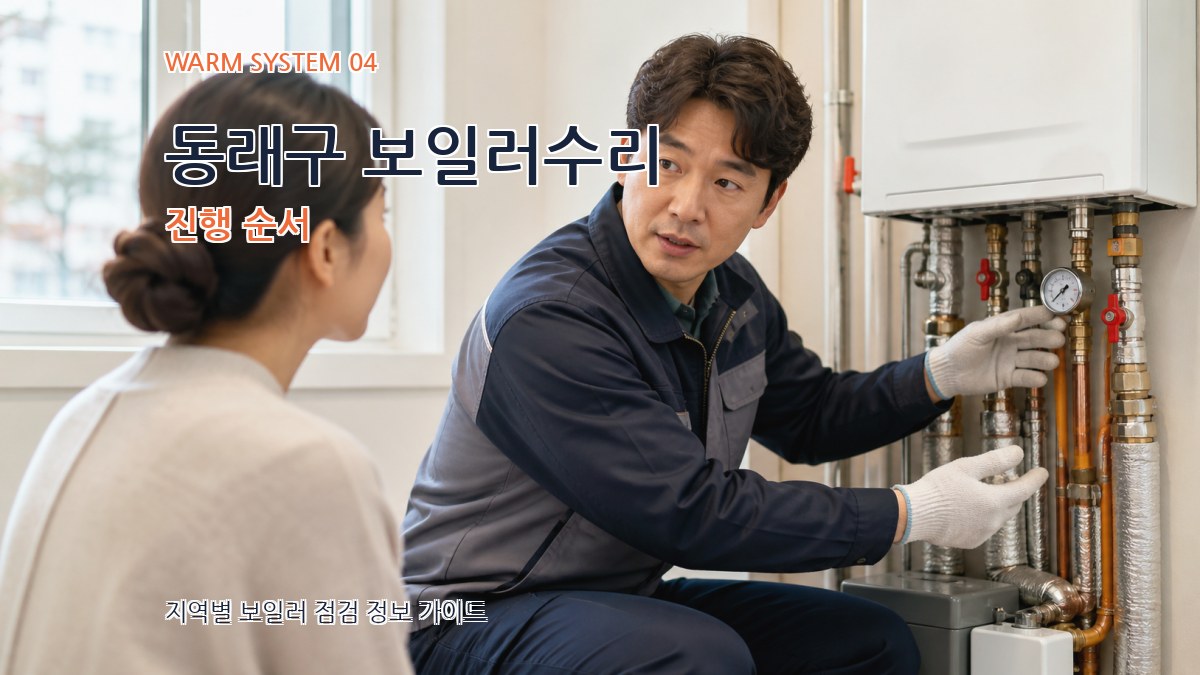 동래구 보일러수리 진행 순서