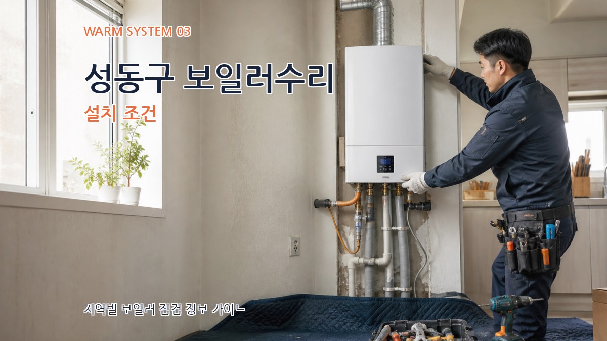 성동구 보일러수리 설치 조건