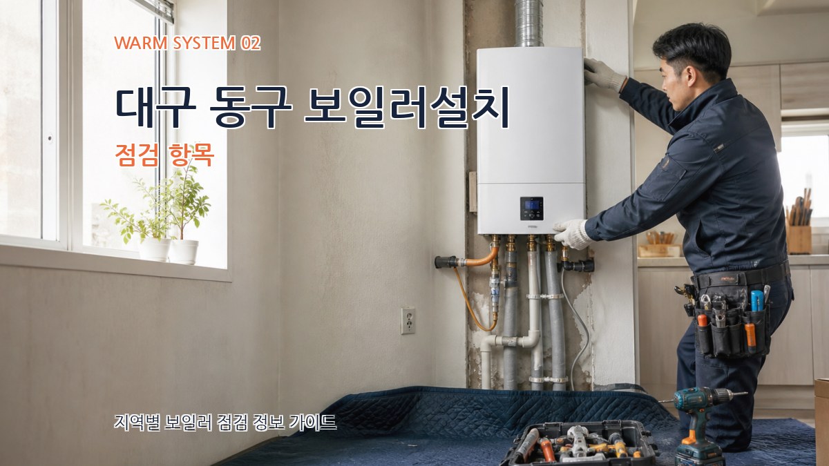 대구 동구 보일러설치 점검 항목