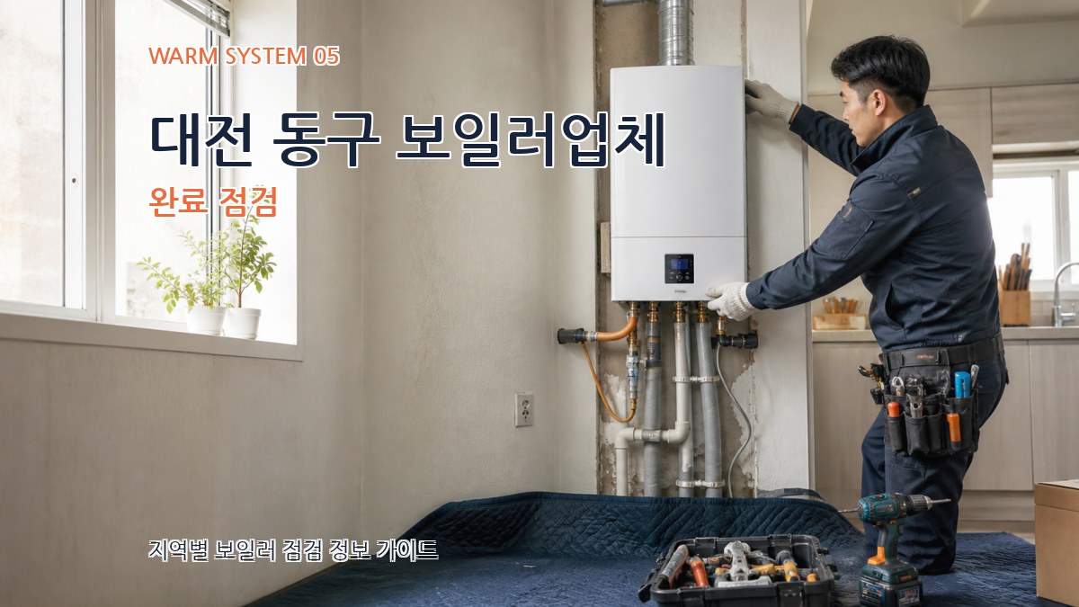 대전 동구 보일러업체 완료 점검