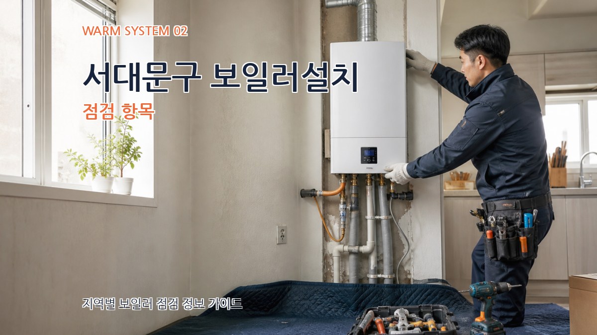 서대문구 보일러설치 점검 항목