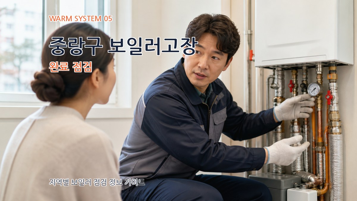 중랑구 보일러고장 완료 점검