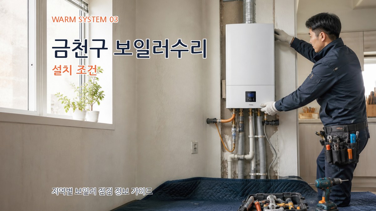 금천구 보일러수리 설치 조건