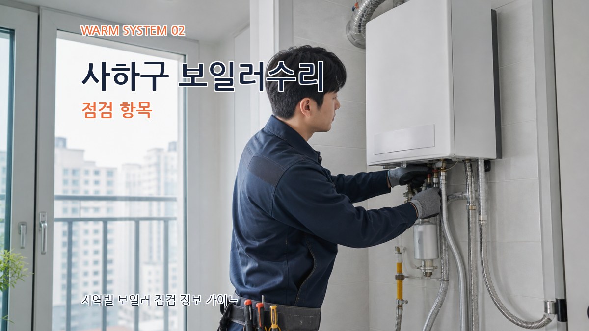 사하구 보일러수리 점검 항목
