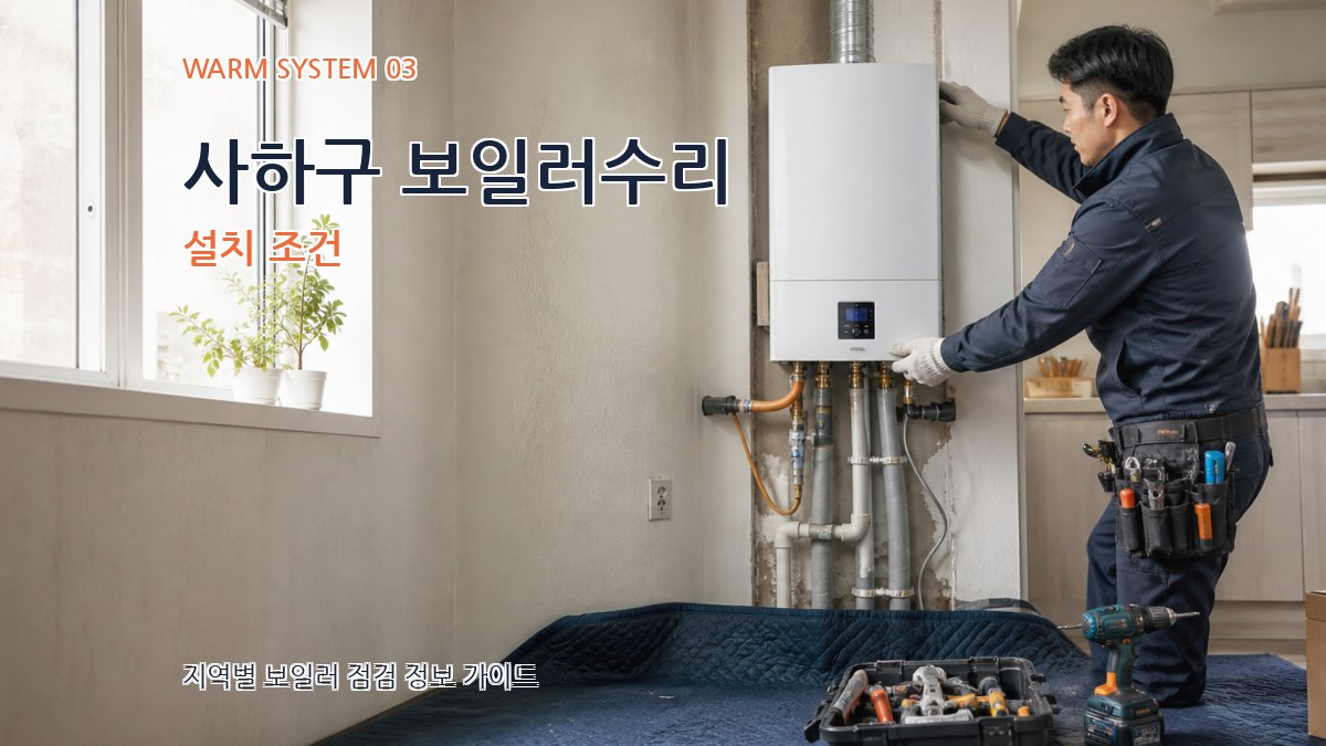 사하구 보일러수리 설치 조건