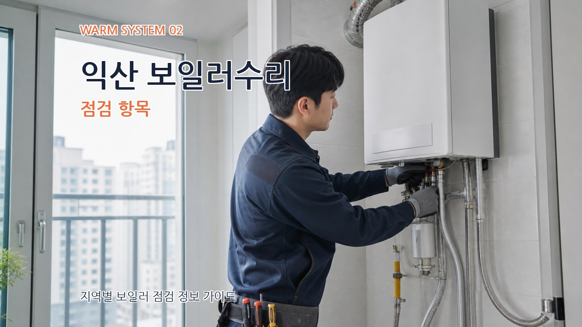 익산 보일러수리 점검 항목