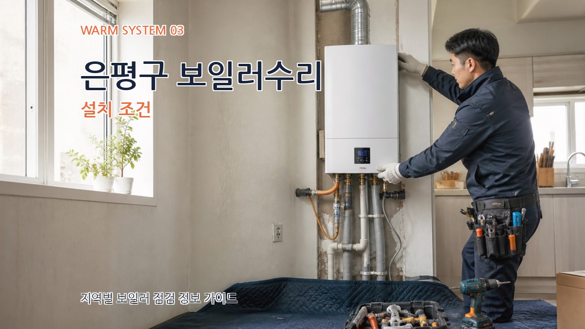 은평구 보일러수리 설치 조건