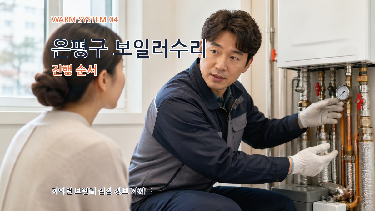 은평구 보일러수리 진행 순서