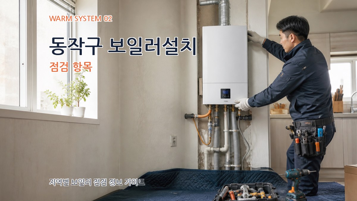 동작구 보일러설치 점검 항목