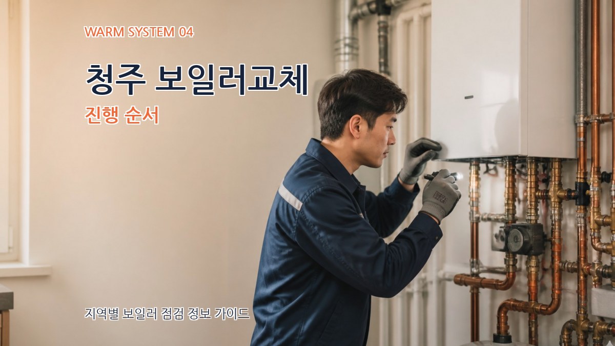 청주 보일러교체 진행 순서